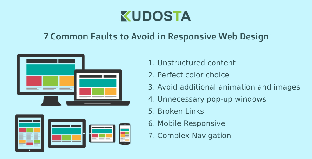 7 Common Faults to Avoid in Responsive Web Design