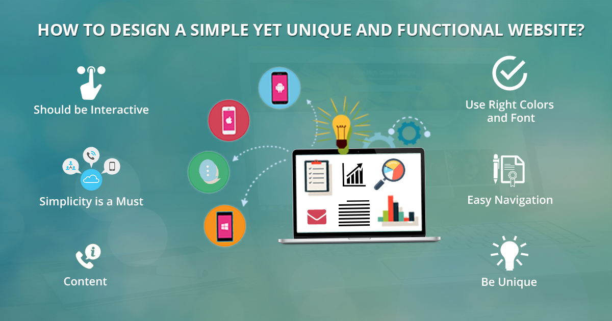 How to Design a Simple yet Unique and Functional Website?